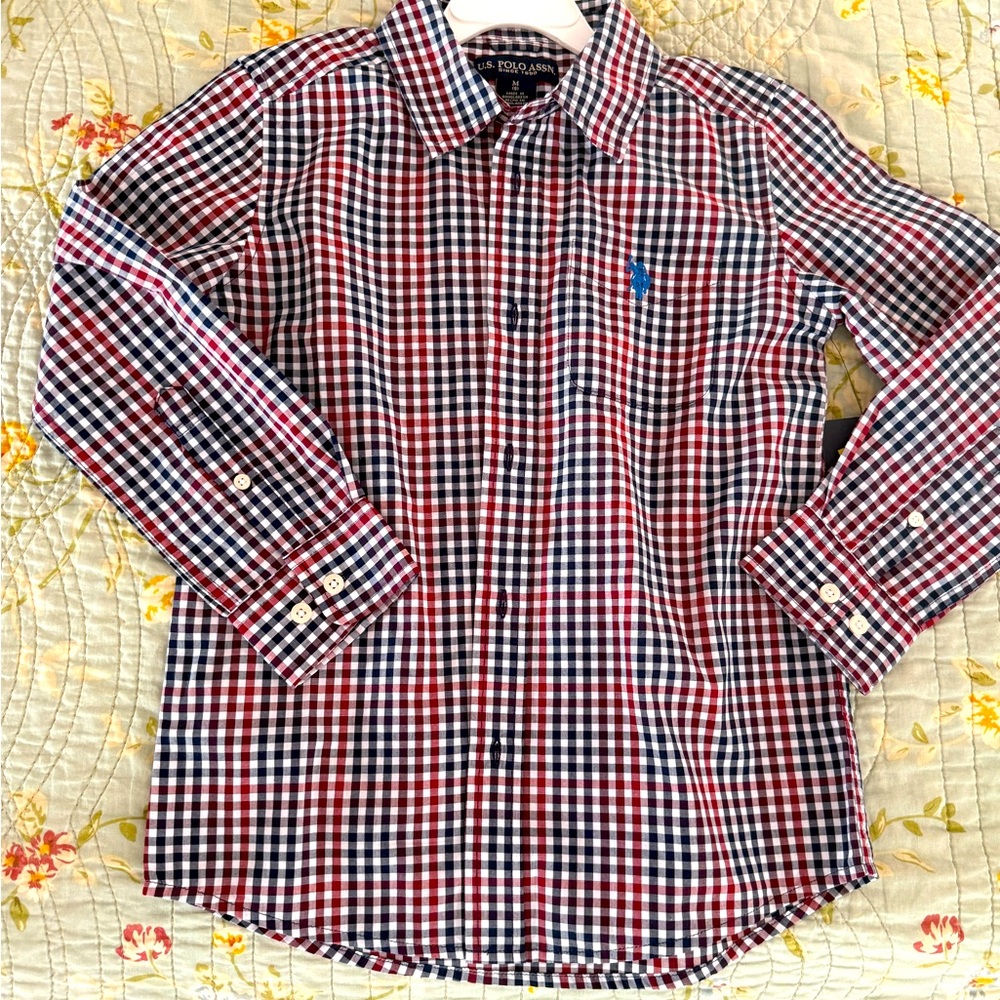 NWOT U.S. polo boy’s shirt size 8
